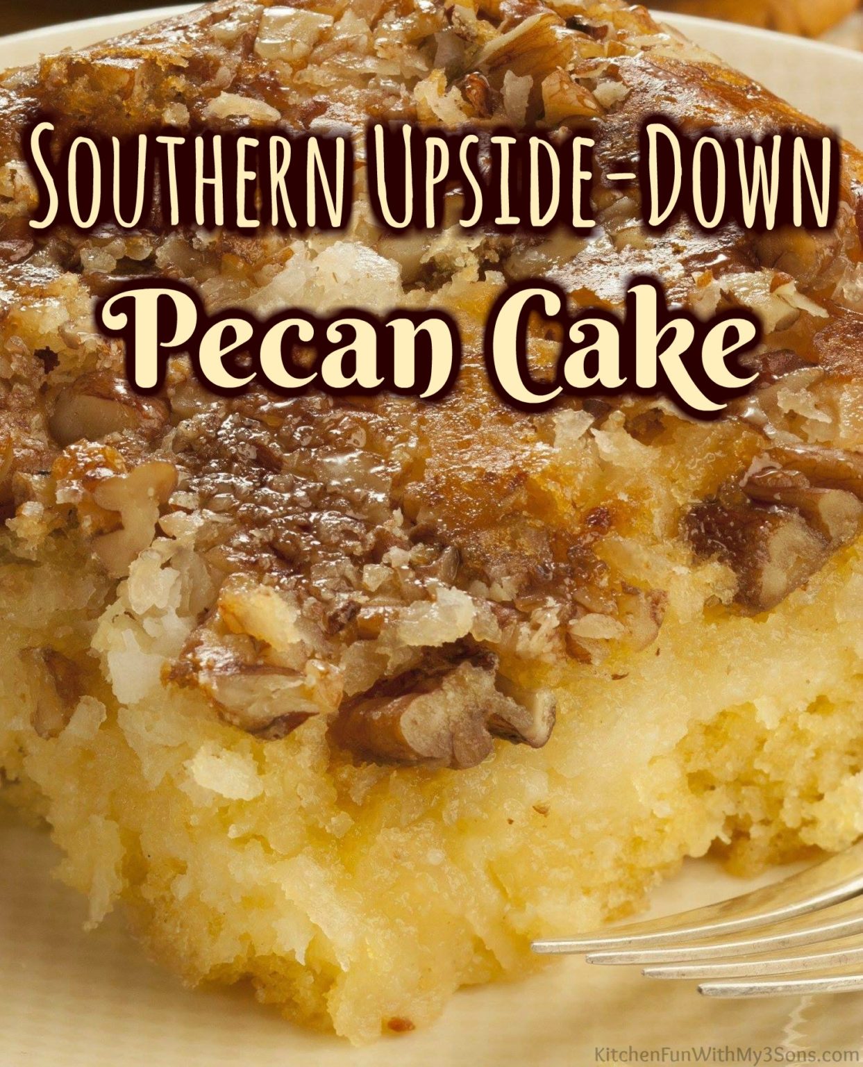 Southern Upside Down Pecan Cake Grandmas Simple Recipes