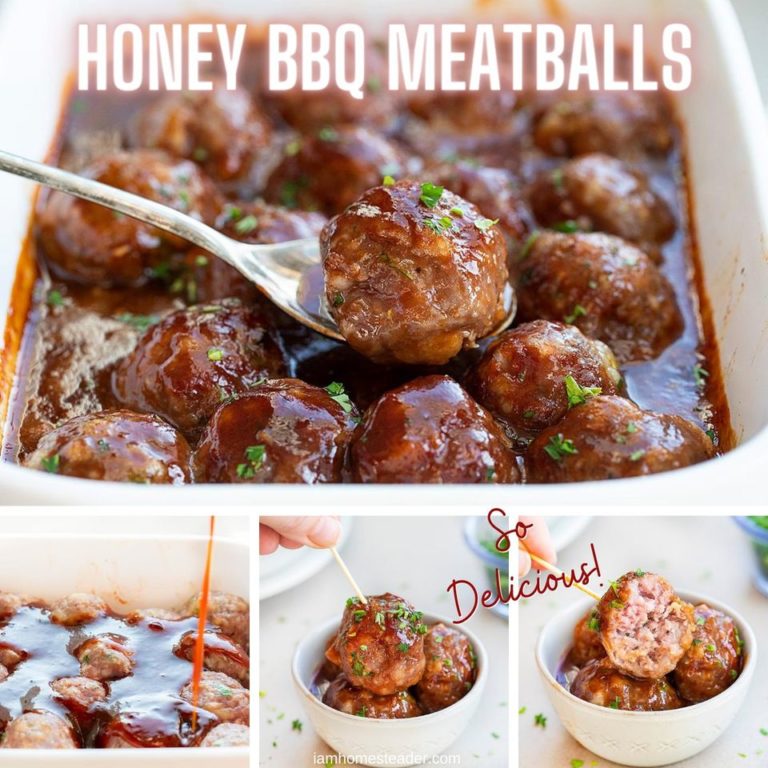 HONEY BBQ MEATBALLS