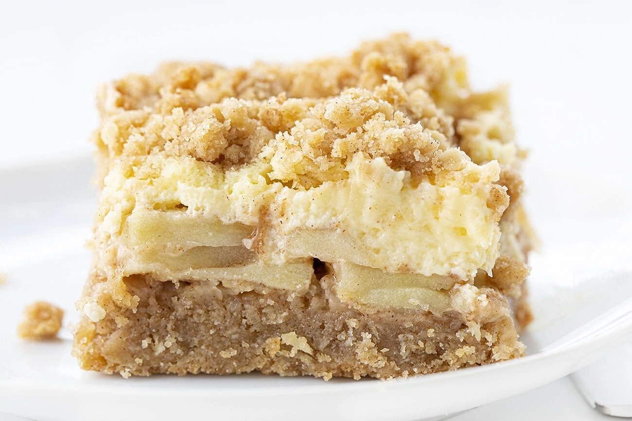 Apple Cream Cheese Bars Grandma's Simple Recipes