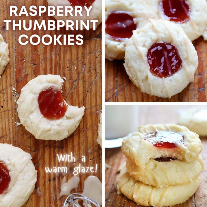 Raspberry Thumbprint Cookies - Grandma's Simple Recipes