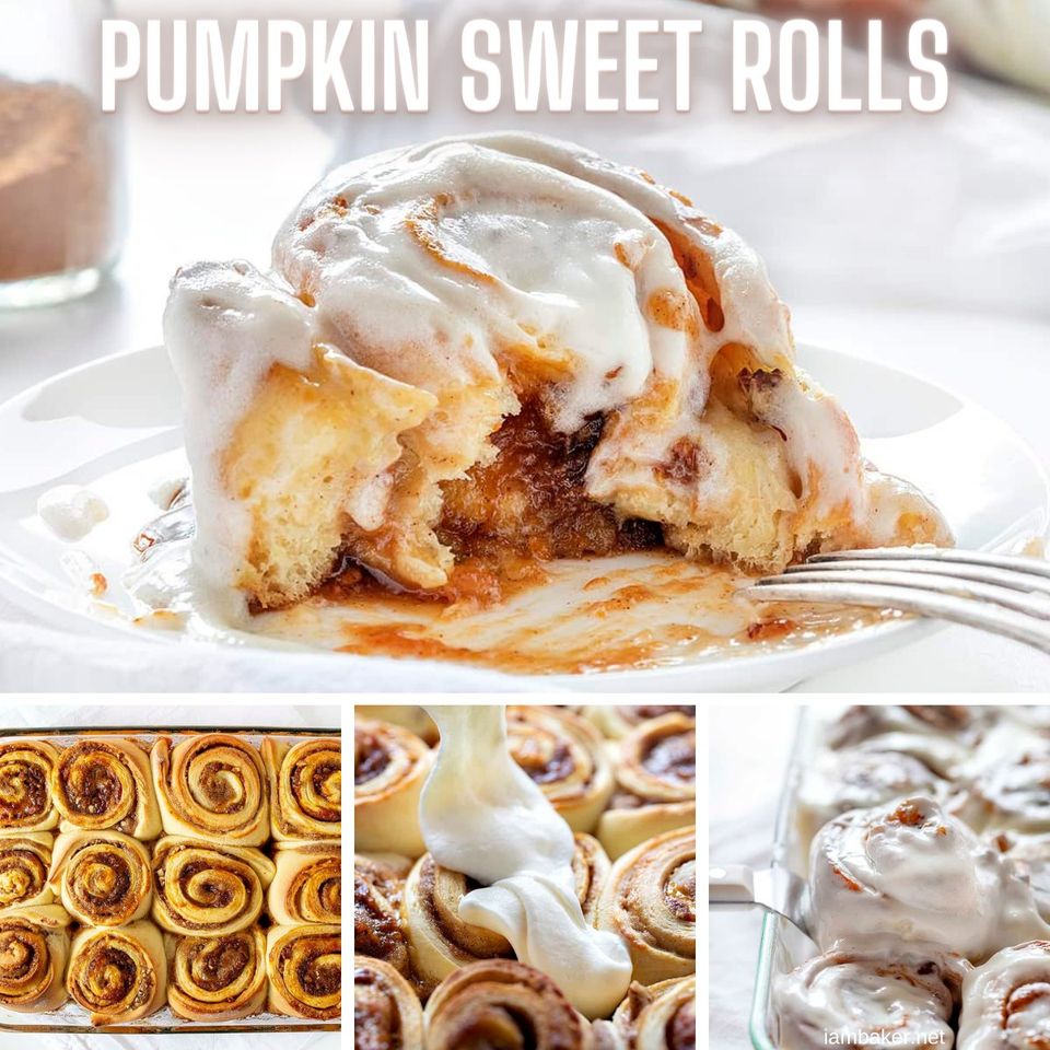 Pumpkin Sweet Rolls - Grandma's Simple Recipes