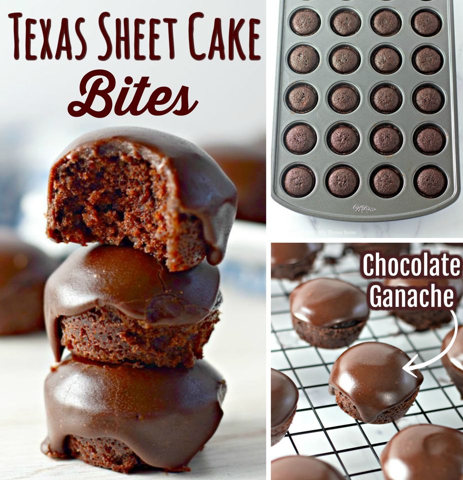 TEXAS SHEET CAKE BITES