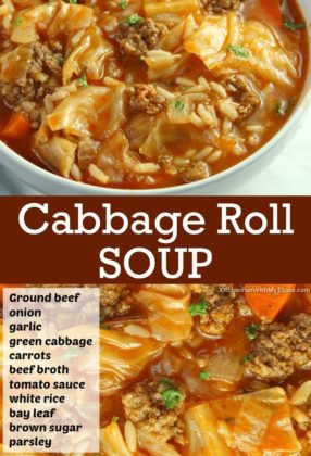 CABBAGE ROLL SOUP - Grandma's Simple Recipes