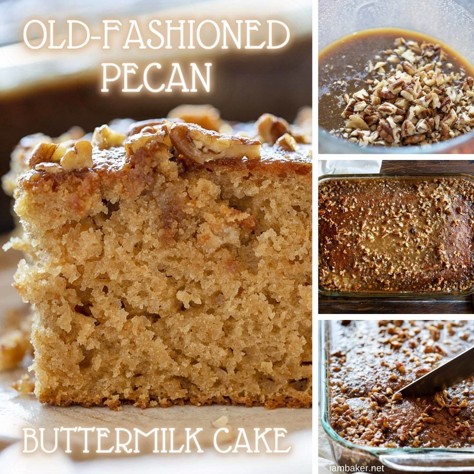 Pecan Buttermilk Cake Grandma's Simple Recipes
