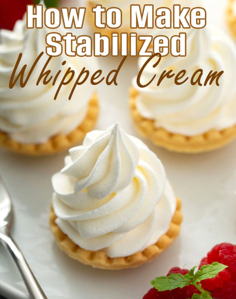 Stabilized Whipped Cream Grandma's Simple Recipes