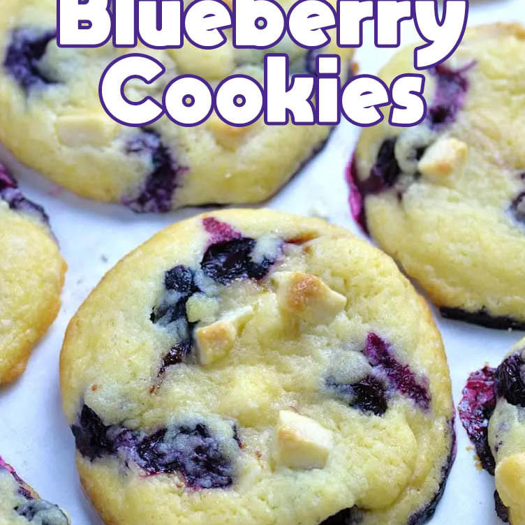 Best Ever Blueberry Cookies