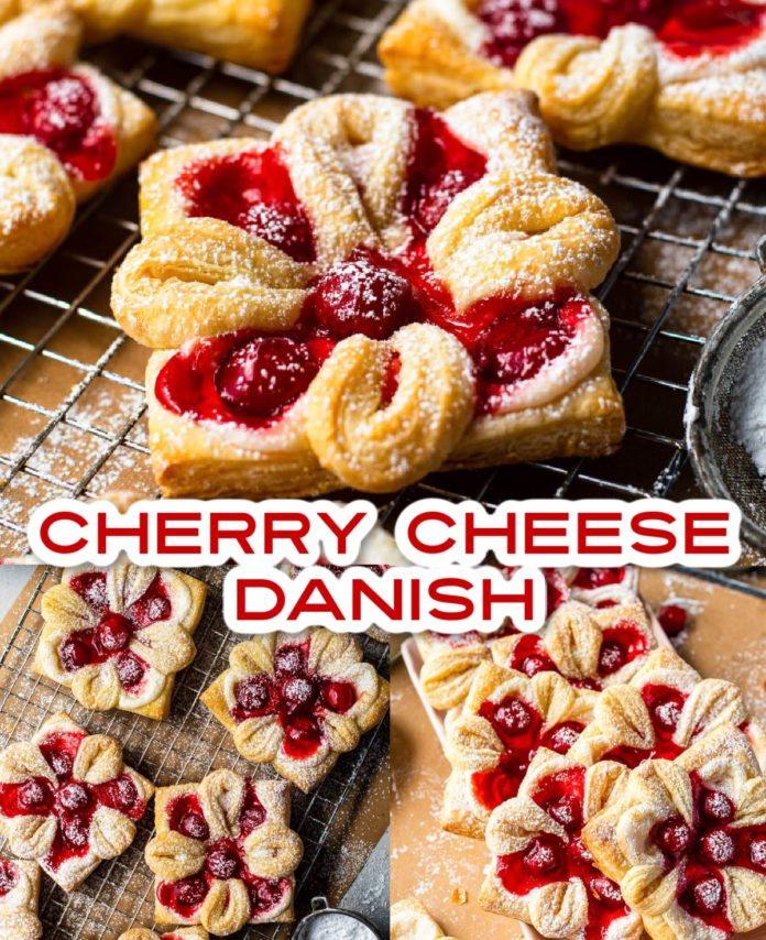 EASY CHERRY CHEESE DANISH RECIPE - Grandma's Simple Recipes