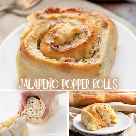 JALAPENO POPPER ROLLS - Grandma's Simple Recipes