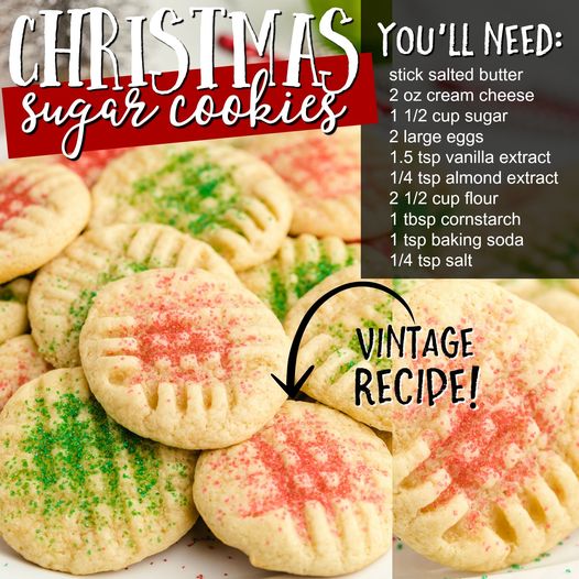 Grandma’s Christmas Sugar Cookies Grandma's Simple Recipes