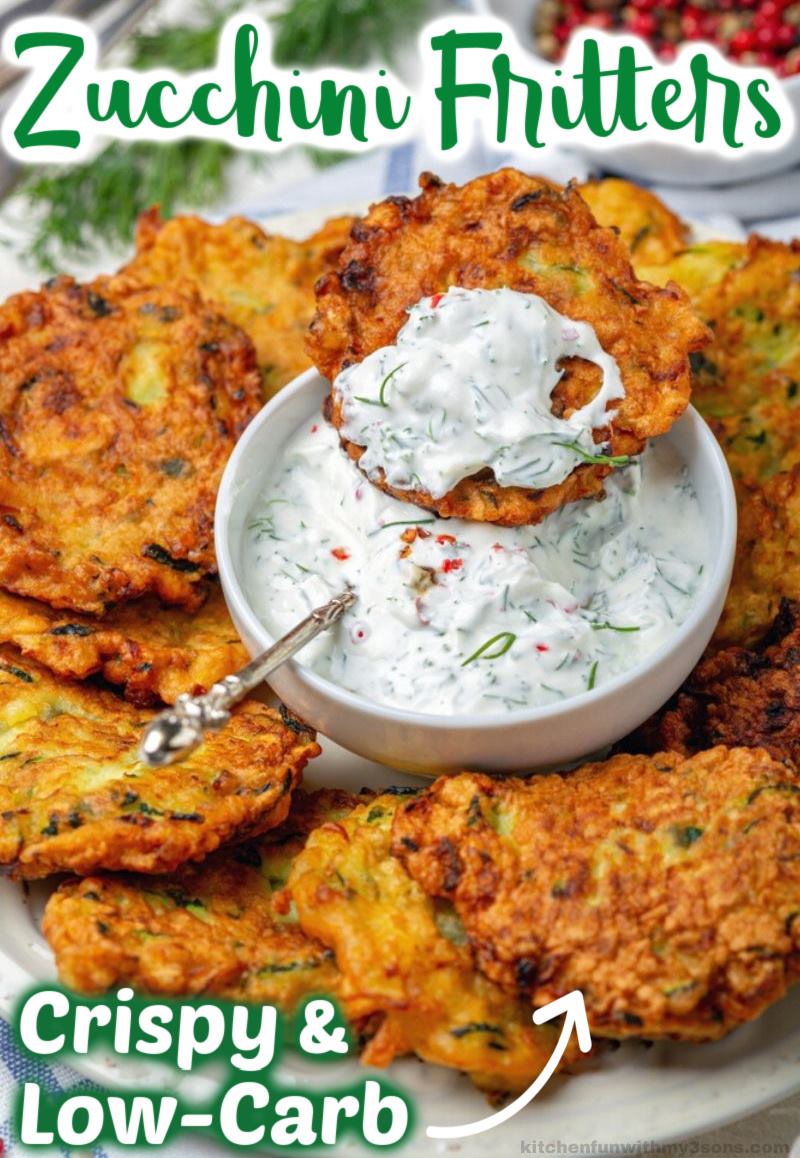 CRISPY ZUCCHINI FRITTERS - Grandma's Simple Recipes