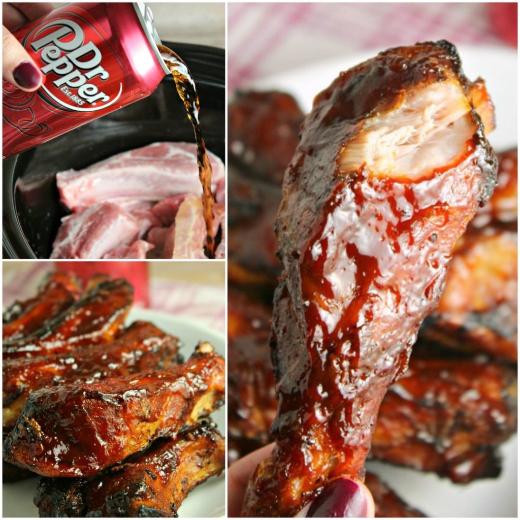 Slow Cooker Dr Pepper Ribs