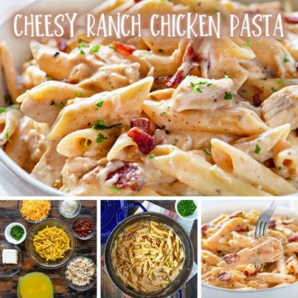 Cheesy Ranch Chicken Pasta - Grandma's Simple Recipes