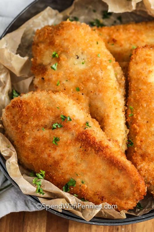 Crispy Chicken Cutlets