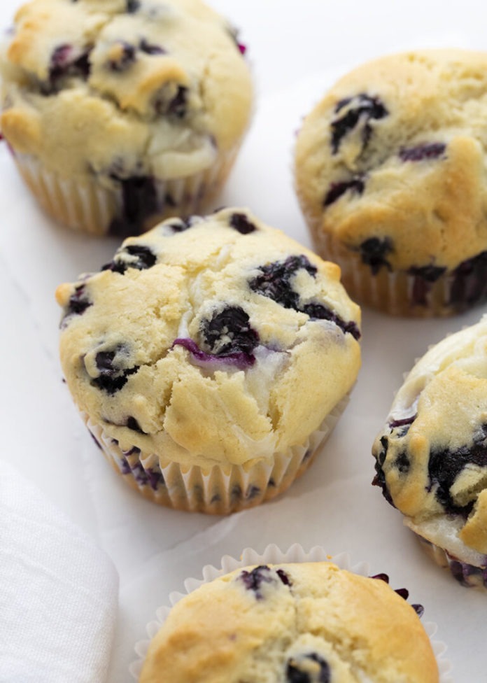 Blueberry Cream Cheese Muffins - Grandma's Simple Recipes