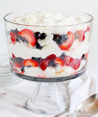 A Very Berry Trifle - Grandma's Simple Recipes