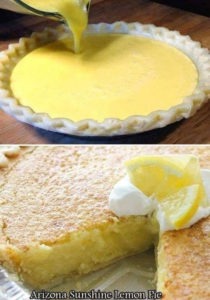 Arizona Sunshine Lemon Pie - Grandma's Simple Recipes
