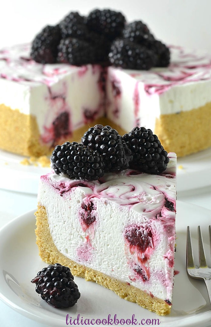 Blackberry Cheesecake - Grandma's Simple Recipes