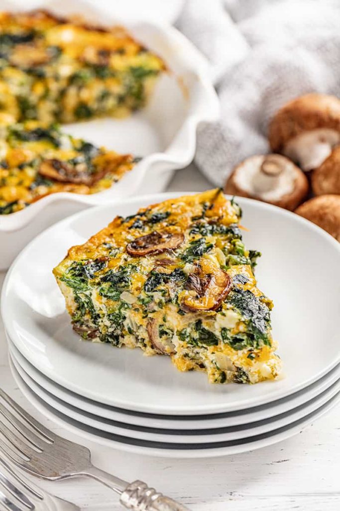 EASY CRUSTLESS SPINACH QUICHE - Grandma's Simple Recipes