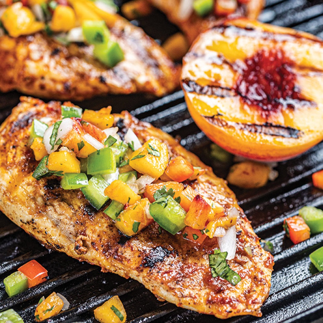 CHIPOTLE PEACH GRILLED CHICKEN Grandma's Simple Recipes
