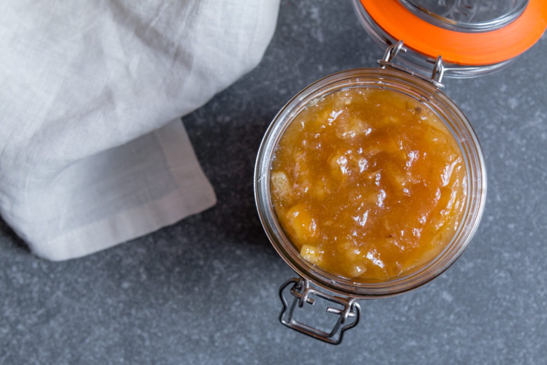 LEMON JAM WITH PRESERVED LEMON
