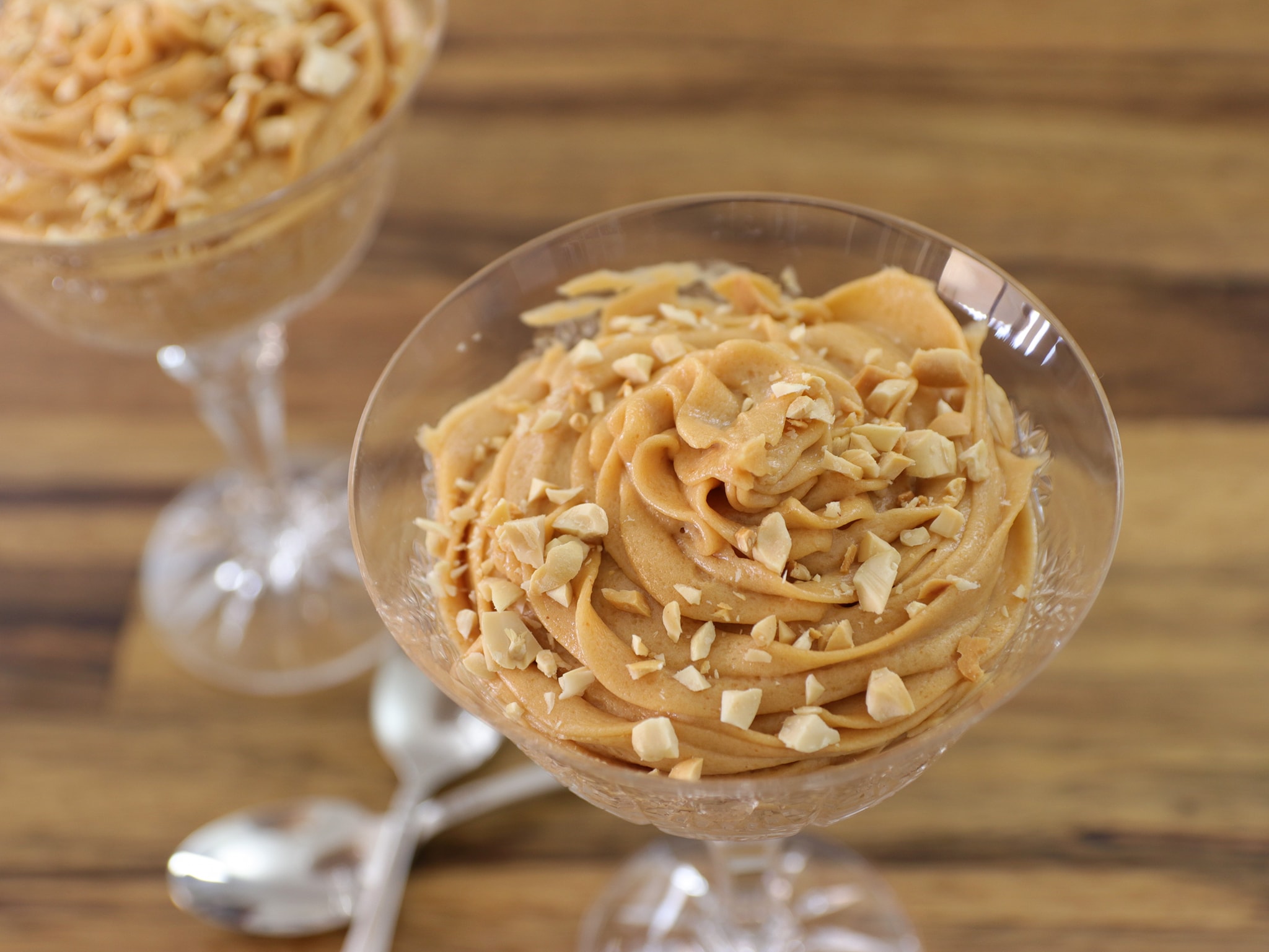 Peanut butter mousse (eggless) Grandma's Simple Recipes