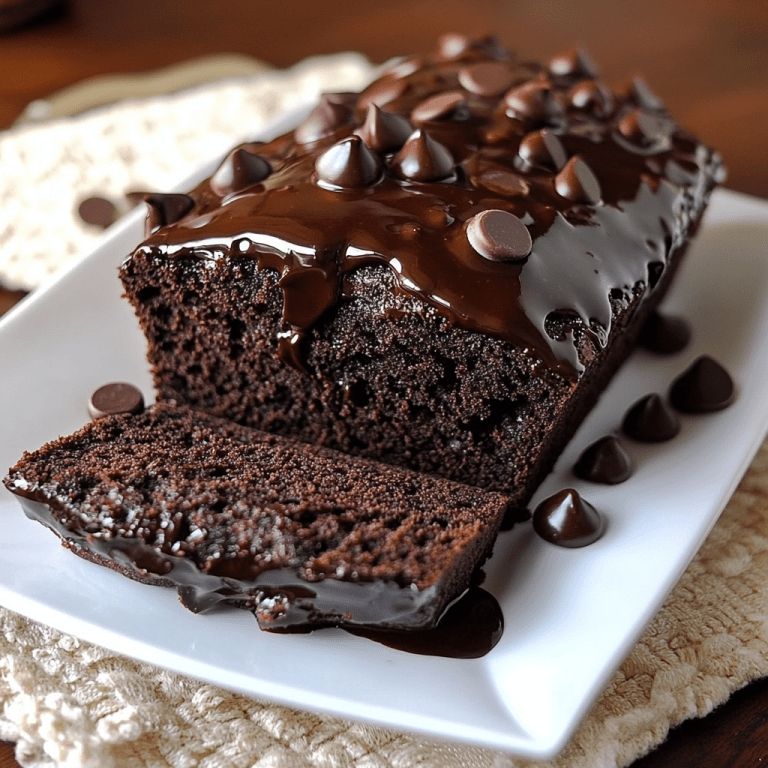 Hot Fudge Brownie Bread