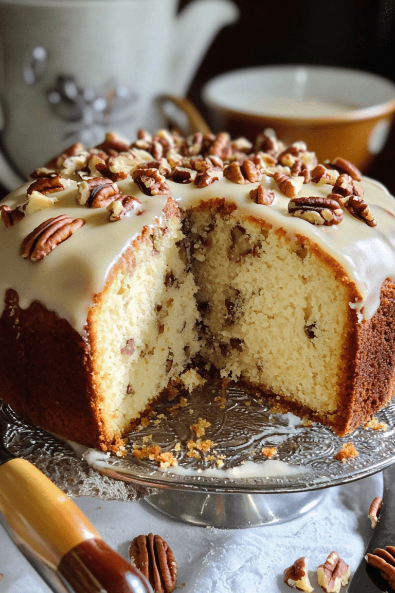 Butter Pecan Pound Cake