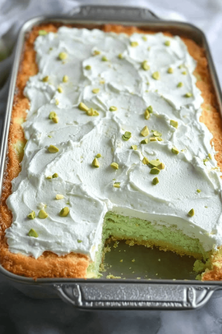 Pistachio Pineapple Cake