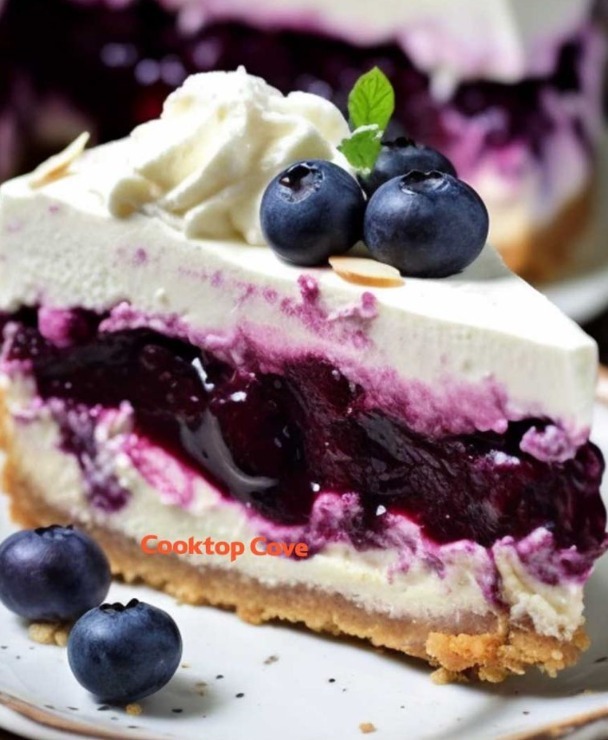 No-Bake Blueberry Cheesecake Recipe - Grandma's Simple Recipes