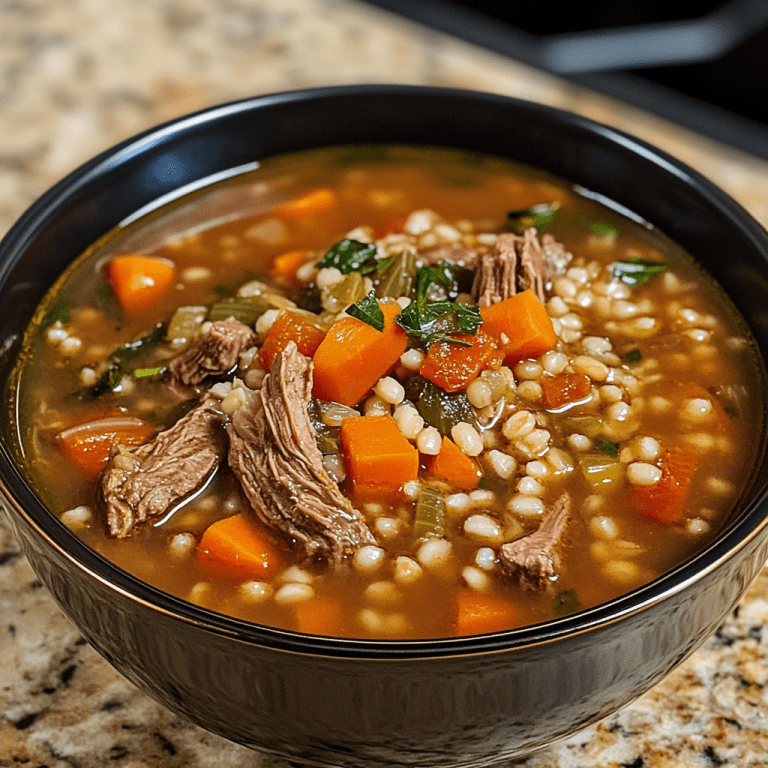 Beef and Barley Soup