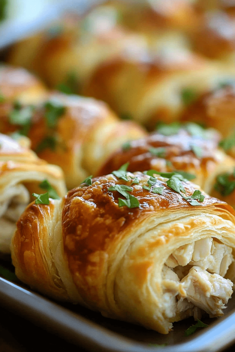 Chicken Crescent Roll Ups