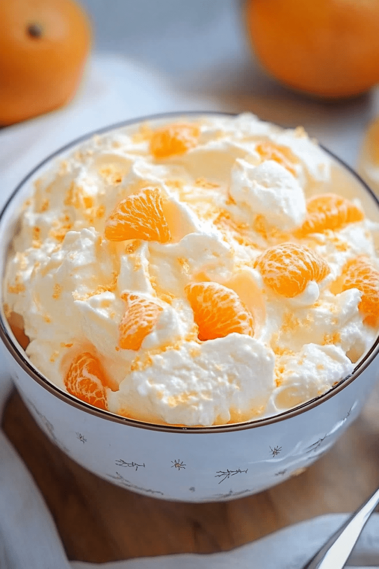 Creamsicle Orange Fluff