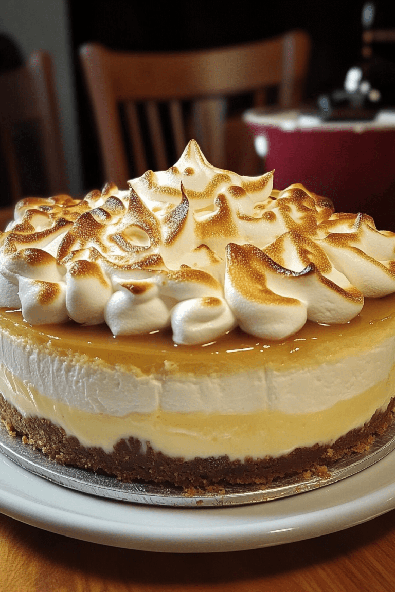 Lemon Meringue Cheesecake