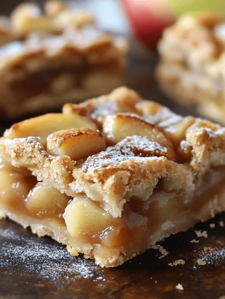Flaky Apple Pie Bars