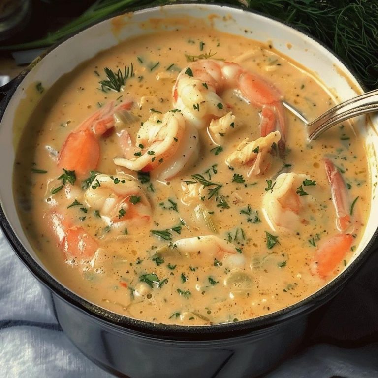 Crab and Shrimp Seafood Bisque Recipe