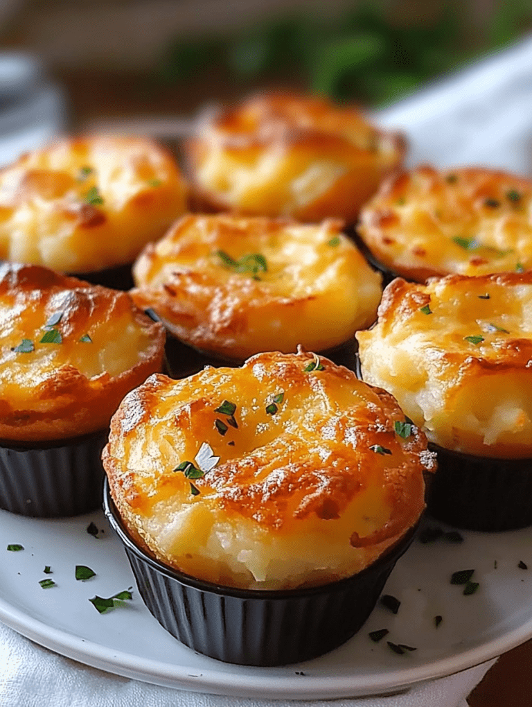 Cheesy Mashed Potato Puffs