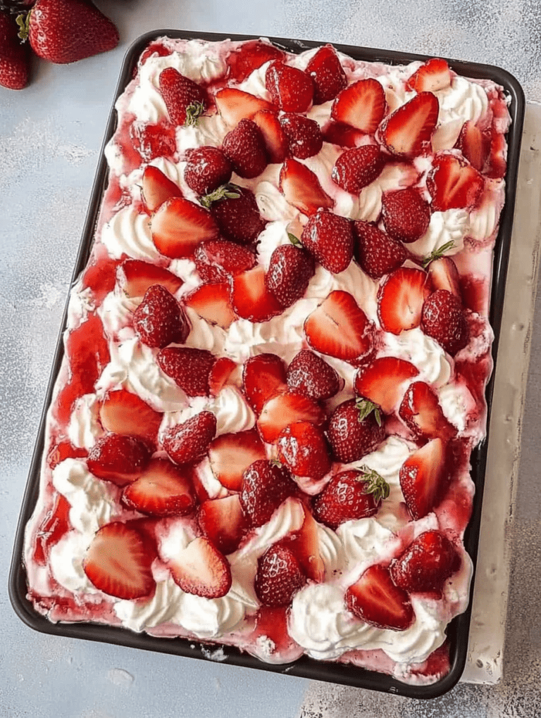 Strawberry Cream Cheese Icebox Cake
