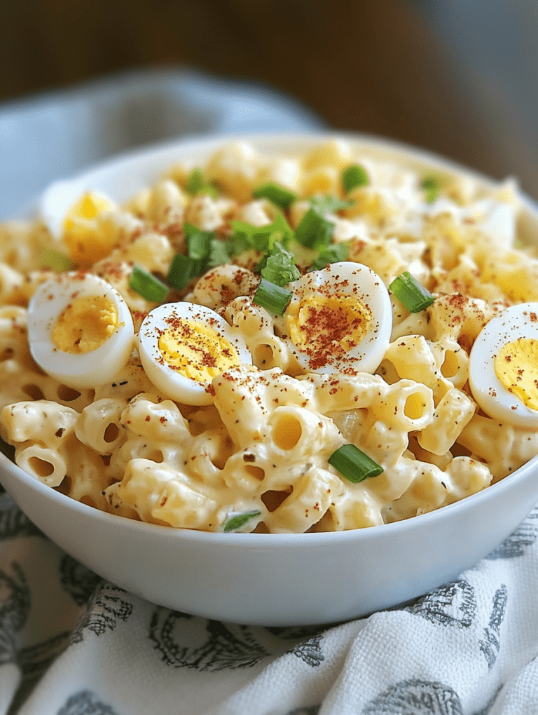 Deviled Egg Pasta Salad