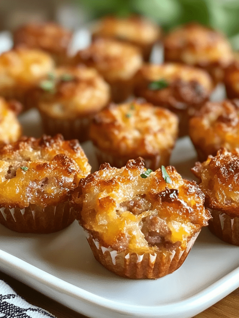 Sausage and Hashbrown Mini Muffins