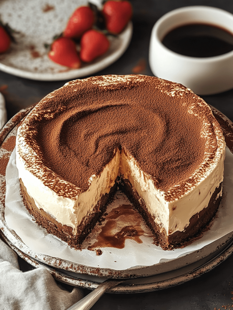 Tiramisu Cheesecake