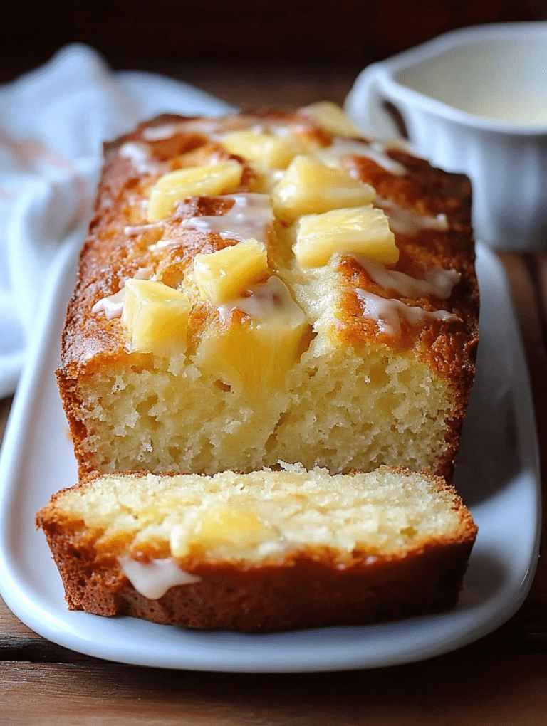 Tropical Pineapple Quick Bread