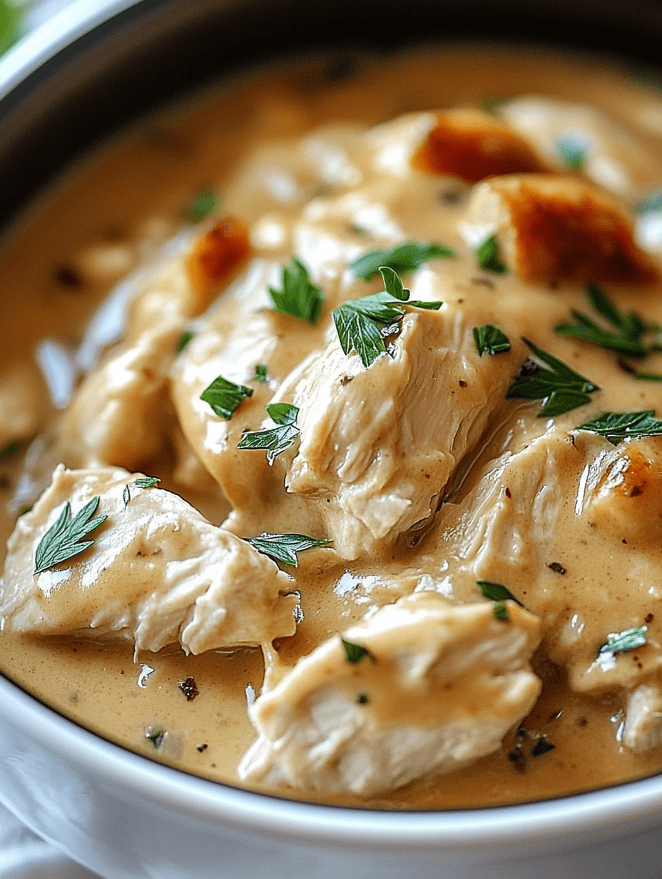 Slow Cooker Creamy Chicken