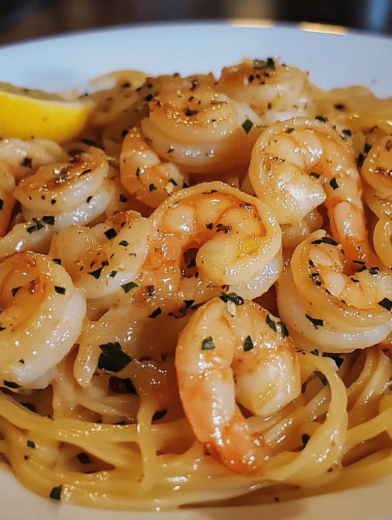 Shrimp Scampi with Angel Hair Pasta