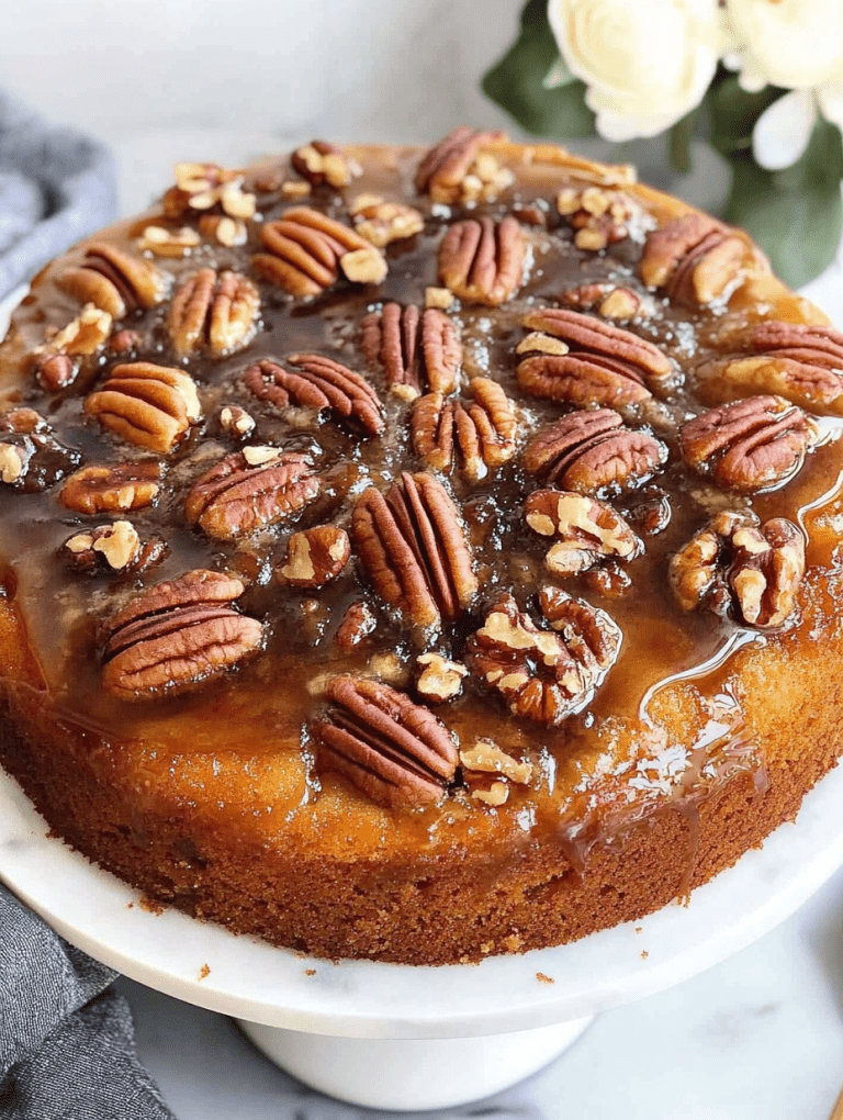 Butter Pecan Upside Down Cake