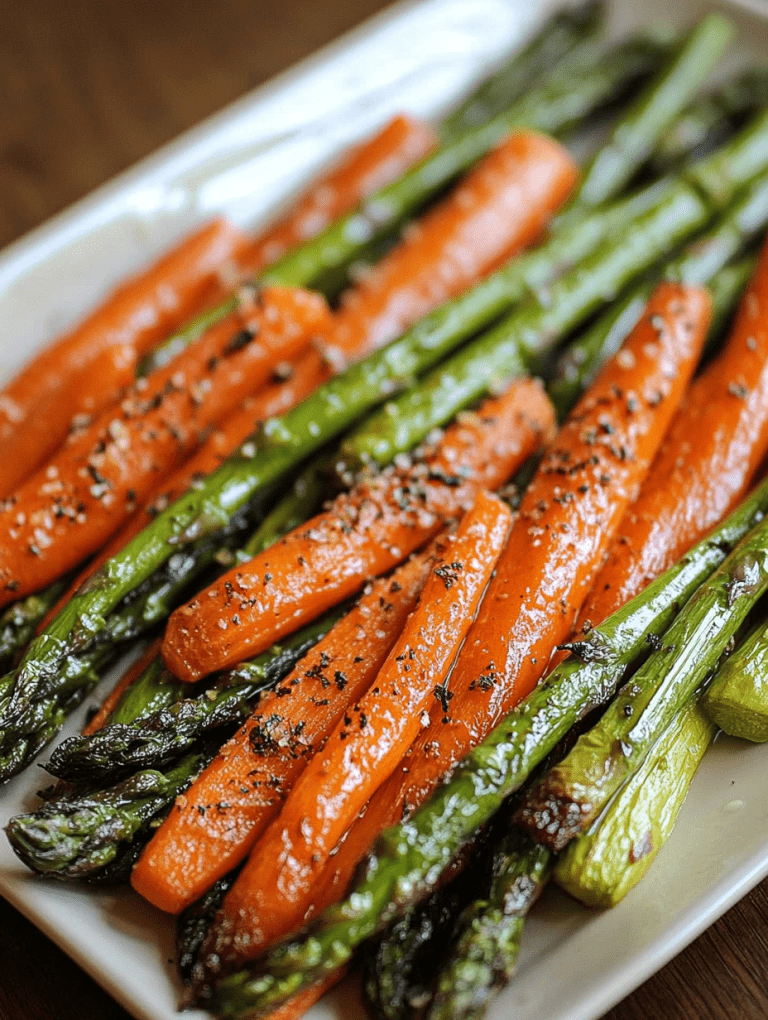 Roasted Asparagus & Carrots