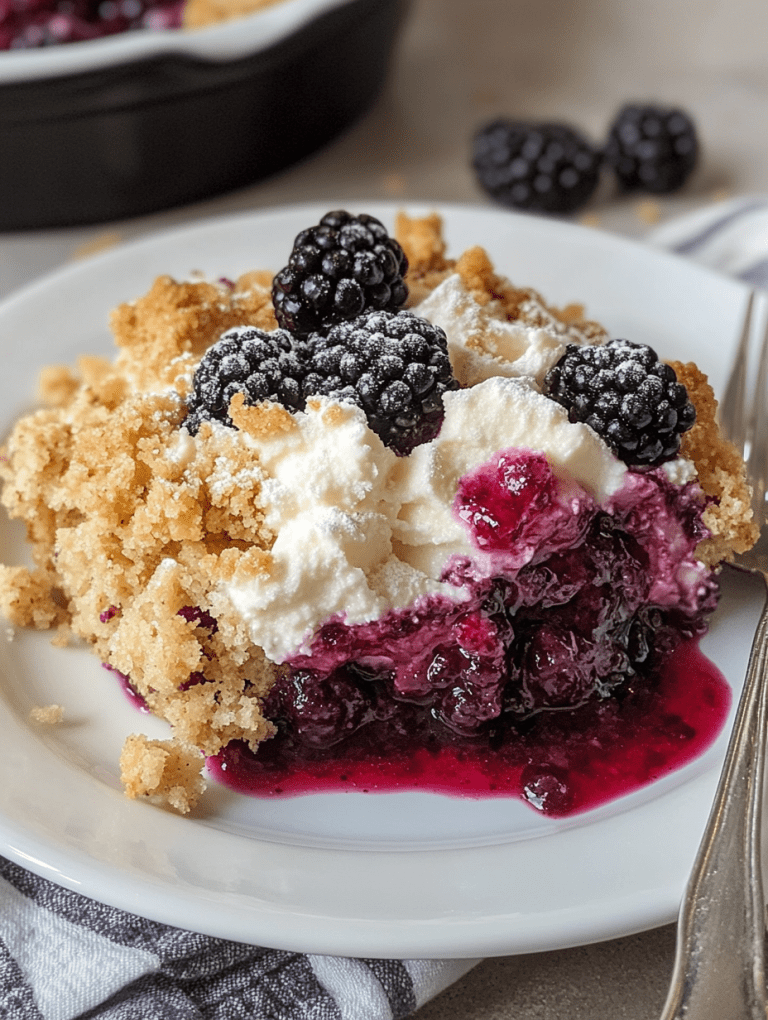Blackberry Crumble
