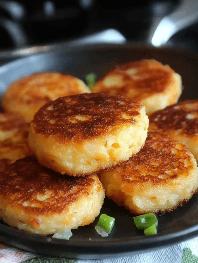 Bacon Cheddar Mashed Potato Patties