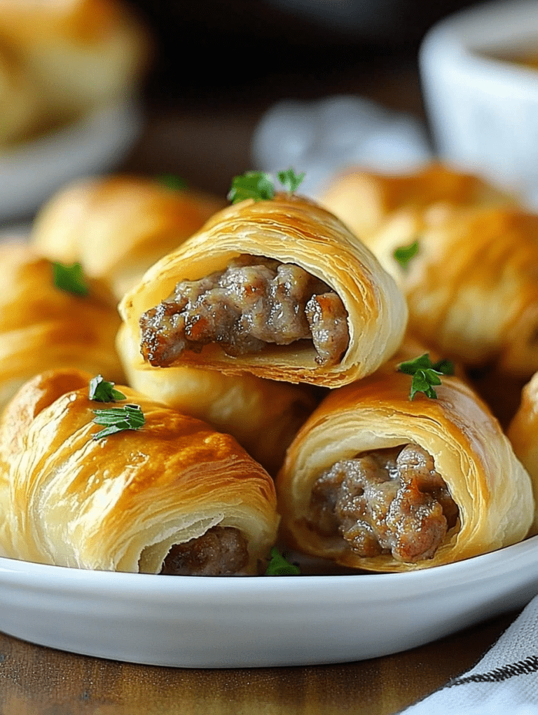 3-Ingredient Crescent Sausage Bites