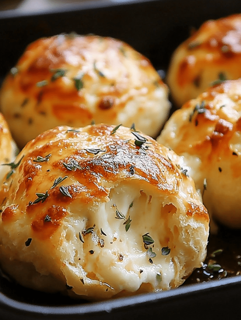 Gooey Mozzarella Biscuit Bombs