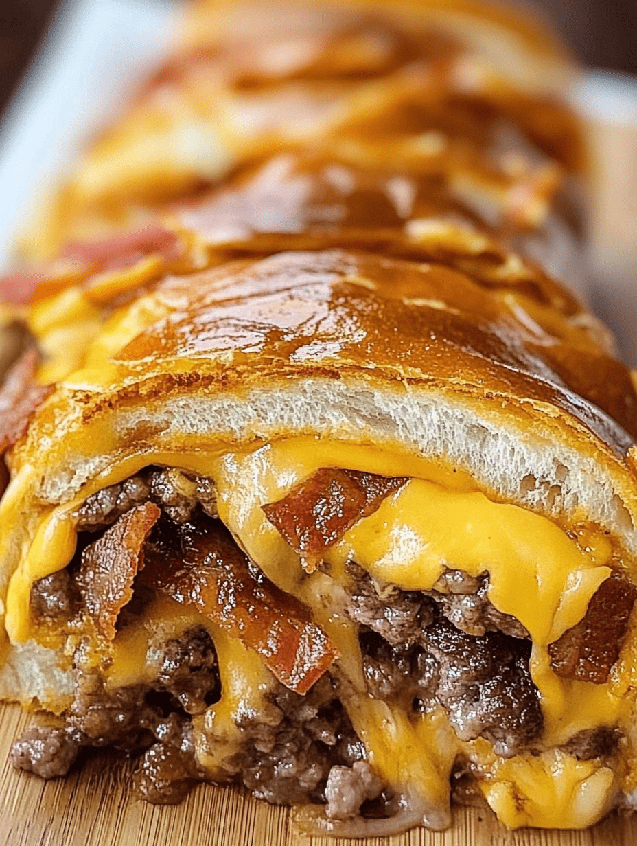 Bacon Cheeseburger Roll